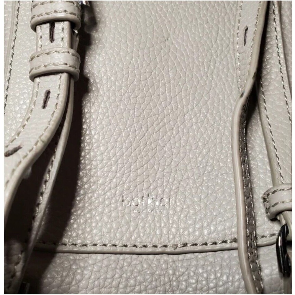 Botkier New York Valentina Grey Pebbled Leather Convertible Backpack Bag - Picture 2 of 12